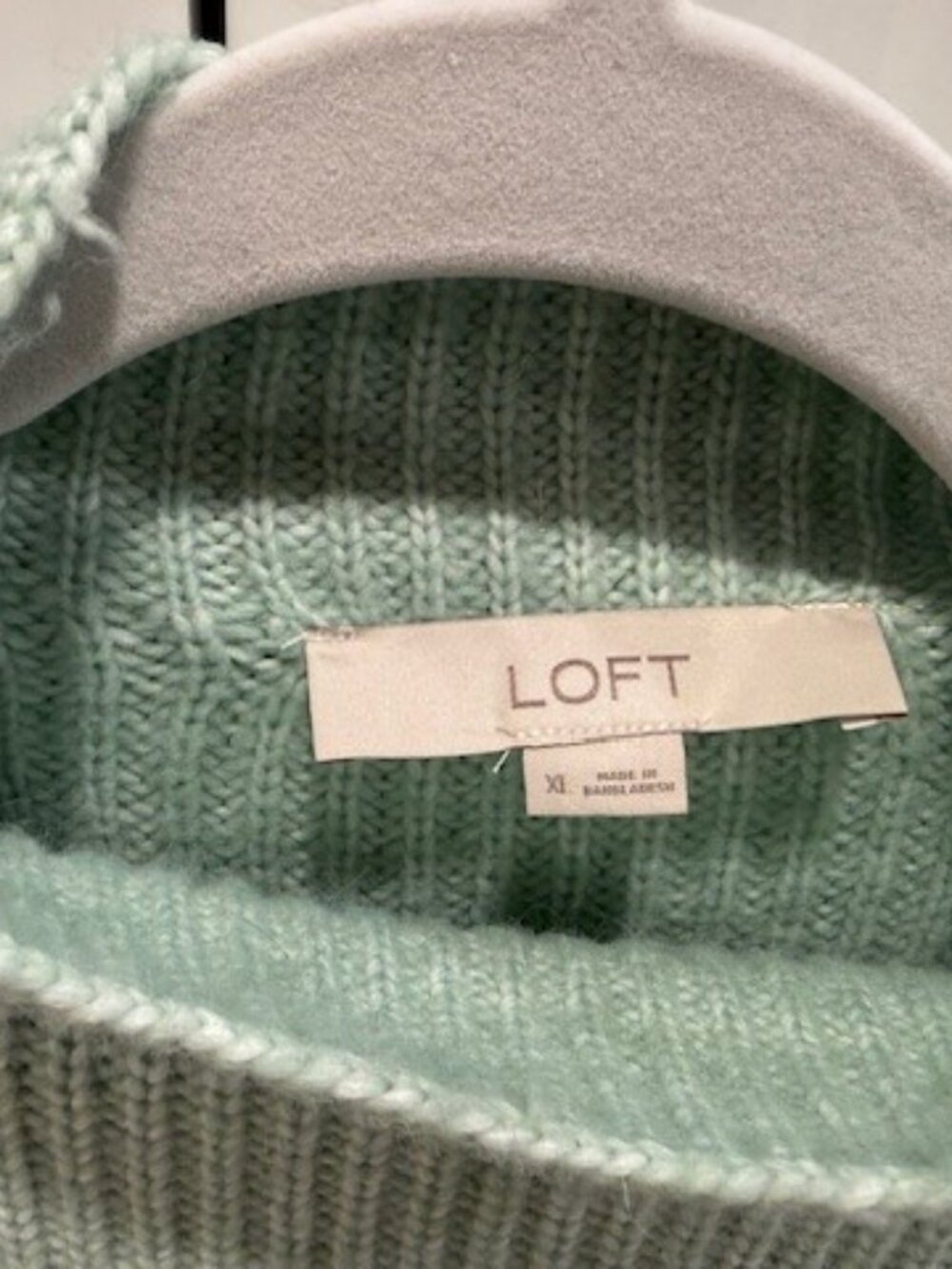 Loft Ribbed Mock Neck Sweater - Picture 2 of 4